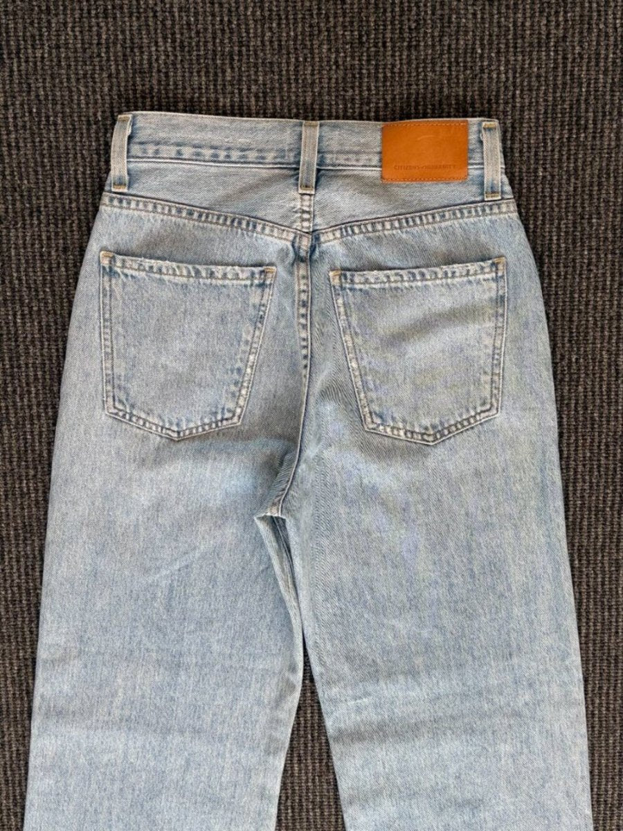 Citizens of Humanity "Annina" 22 - TheRWDenimCitizens of Humanity Annina Wide-Leg Blue Wash – TheRWDenim