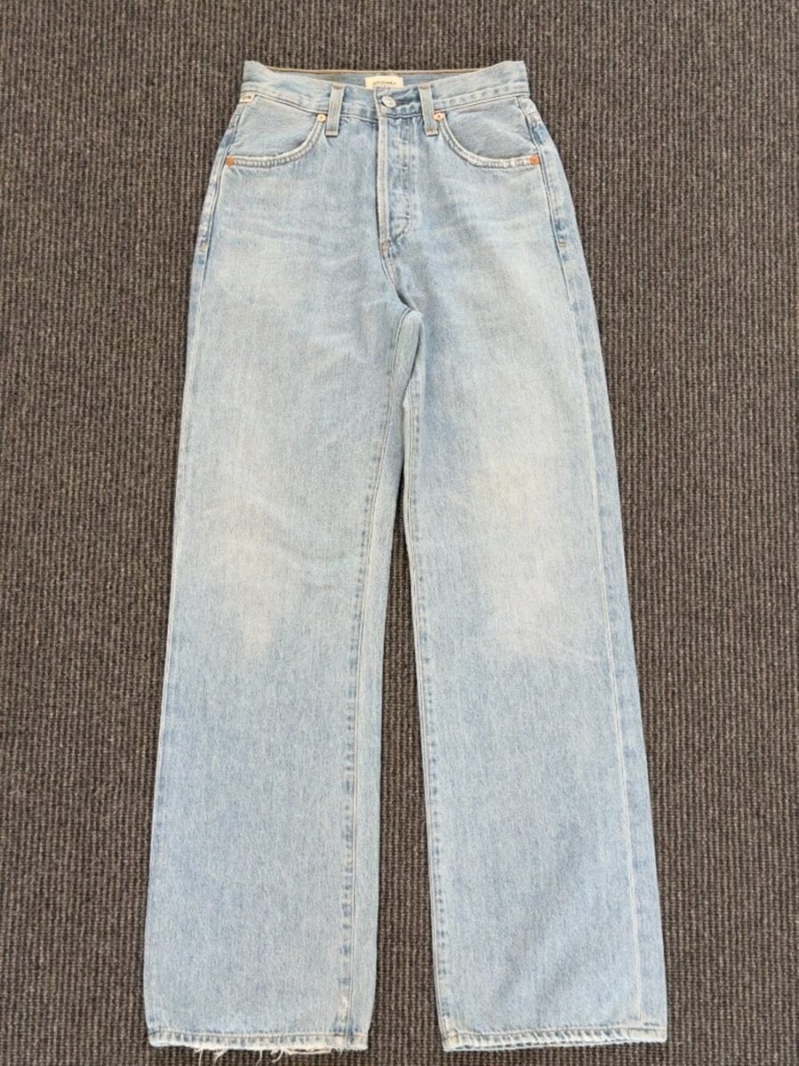 Citizens of Humanity "Annina" 22 - TheRWDenimCitizens of Humanity Annina Wide-Leg Blue Wash – TheRWDenim