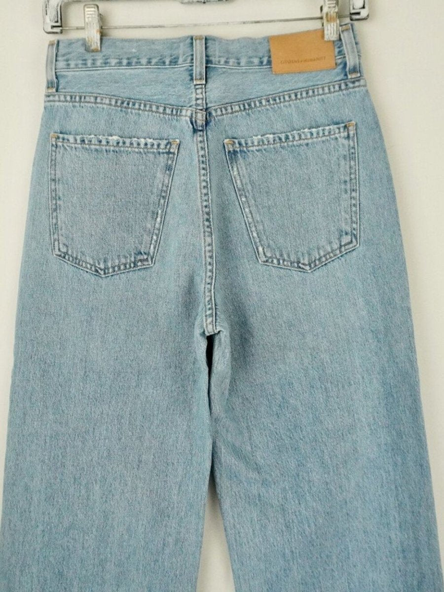 Citizens of Humanity Annina 24 - TheRWDenimCitizens of Humanity Annina Wide-Leg Blue Wash – TheRWDenim