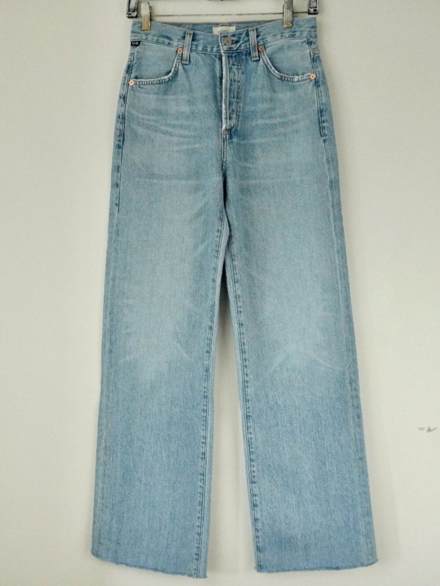 Citizens of Humanity Annina 24 - TheRWDenimCitizens of Humanity Annina Wide-Leg Blue Wash – TheRWDenim