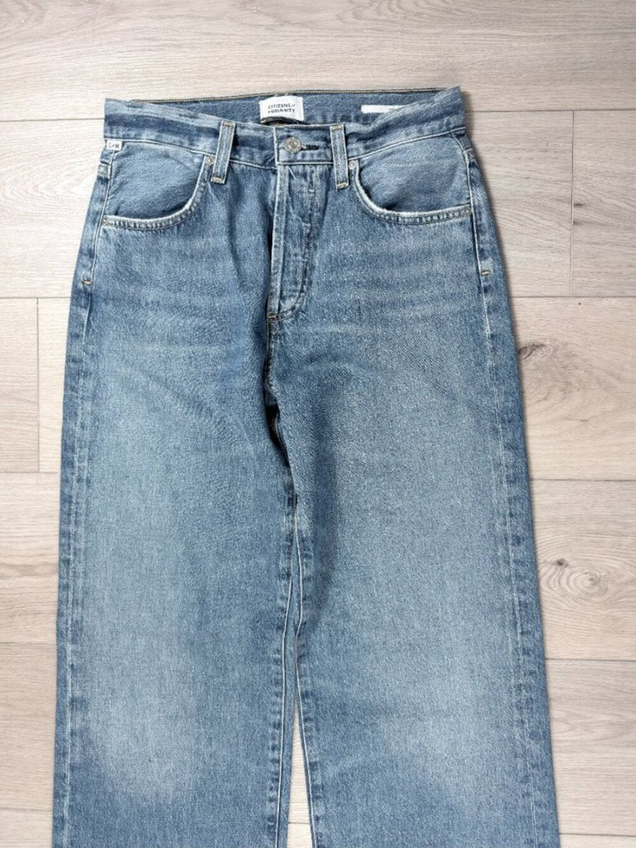 Citizens of Humanity "Annina" size 25 - TheRWDenimCitizens of Humanity Annina Wide-Leg Navy – TheRWDenim