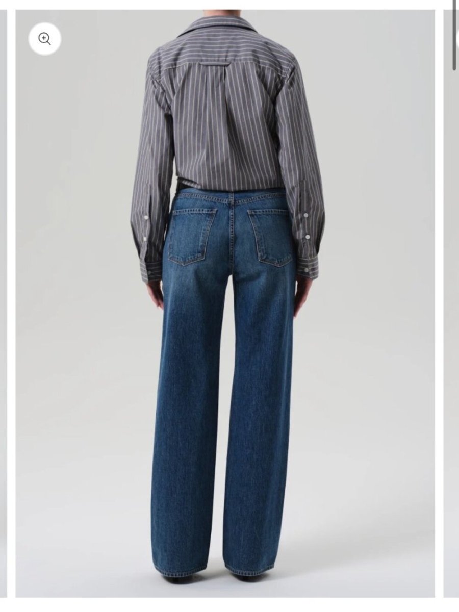 Citizens of Humanity "Annina" size 25 - TheRWDenimCitizens of Humanity Annina Wide-Leg Navy – TheRWDenim