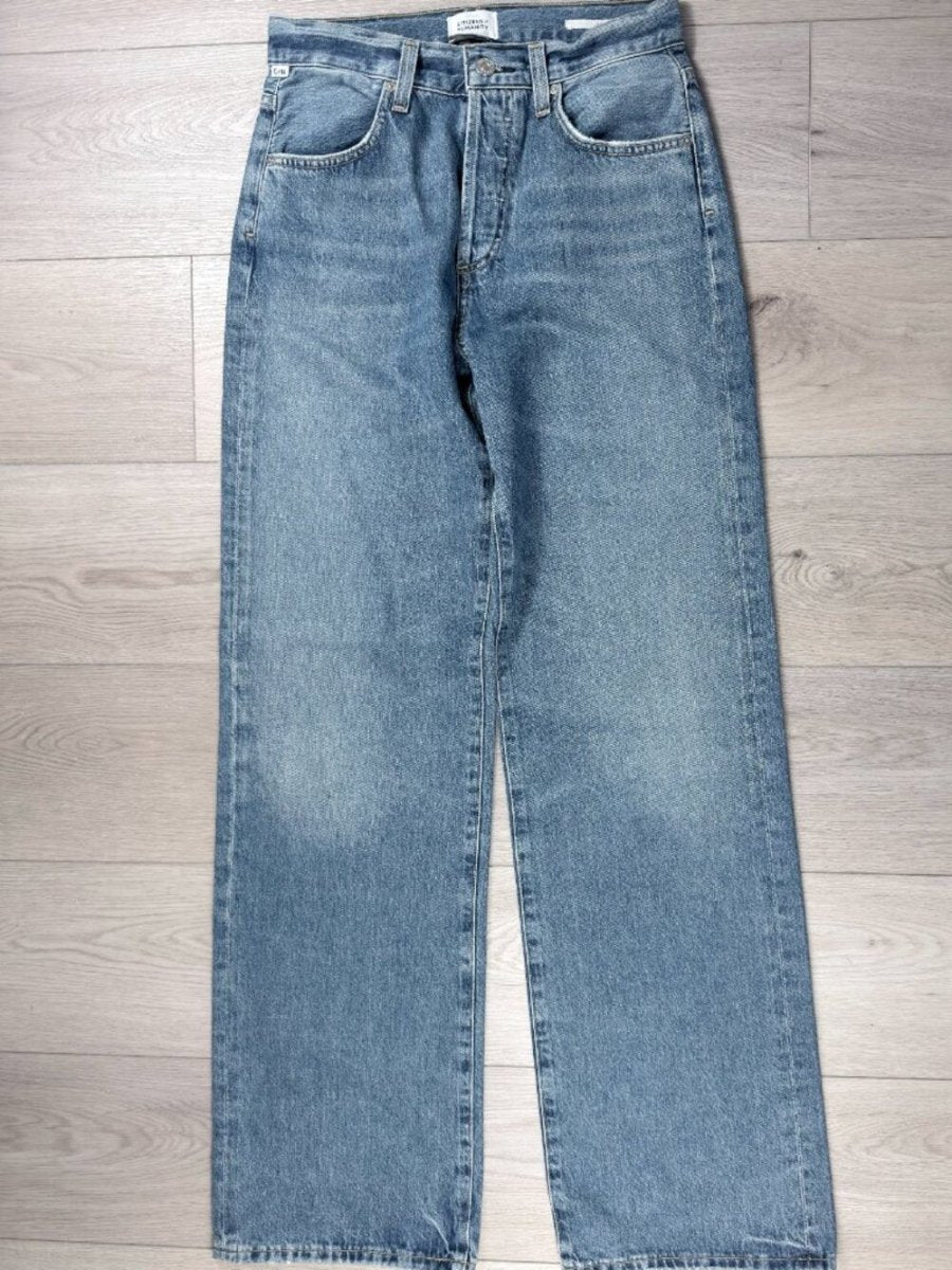 Citizens of Humanity "Annina" size 25 - TheRWDenimCitizens of Humanity Annina Wide-Leg Navy – TheRWDenim
