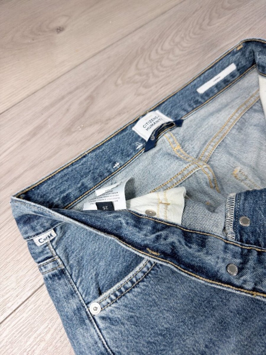 Citizens of Humanity "Annina" size 25 - TheRWDenimCitizens of Humanity Annina Wide-Leg Navy – TheRWDenim