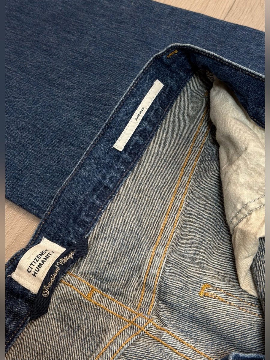 Citizens of Humanity "annina" size 29 - TheRWDenimCitizens of Humanity Annina Wide-Leg Blue Wash – TheRWDenim