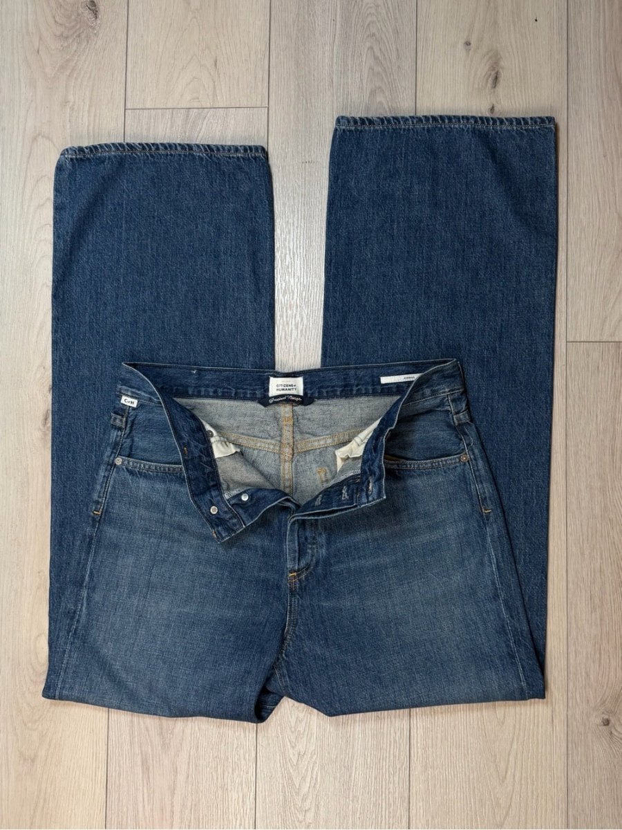 Citizens of Humanity "annina" size 29 - TheRWDenimCitizens of Humanity Annina Wide-Leg Blue Wash – TheRWDenim
