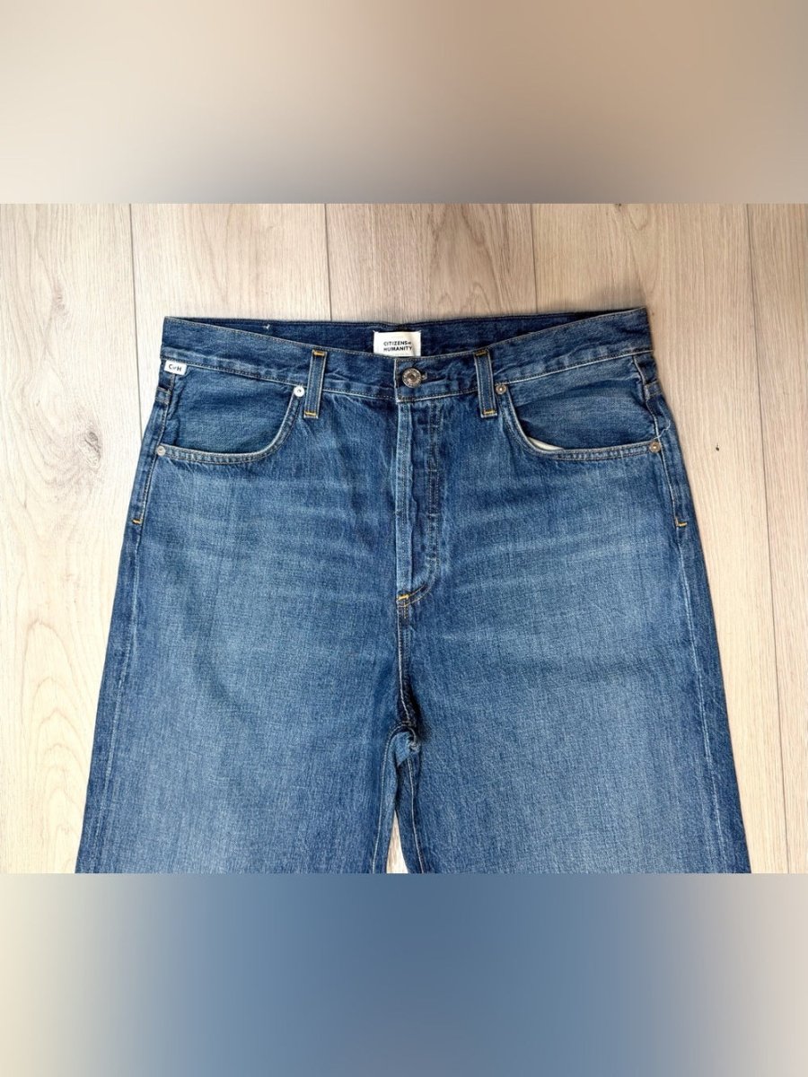 Citizens of Humanity "annina" size 29 - TheRWDenimCitizens of Humanity Annina Wide-Leg Blue Wash – TheRWDenim