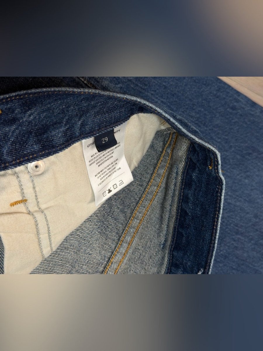 Citizens of Humanity "annina" size 29 - TheRWDenimCitizens of Humanity Annina Wide-Leg Blue Wash – TheRWDenim