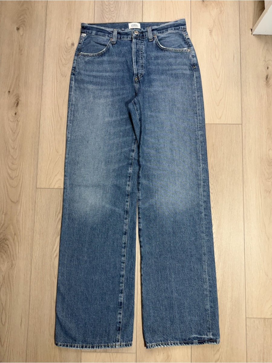 Citizens of Humanity Annina Wide-Leg High-Rise Jeans – Preloved - TheRWDenimCitizens of Humanity Annina Wide Leg High Rise Blue Wash – TheRWDenim