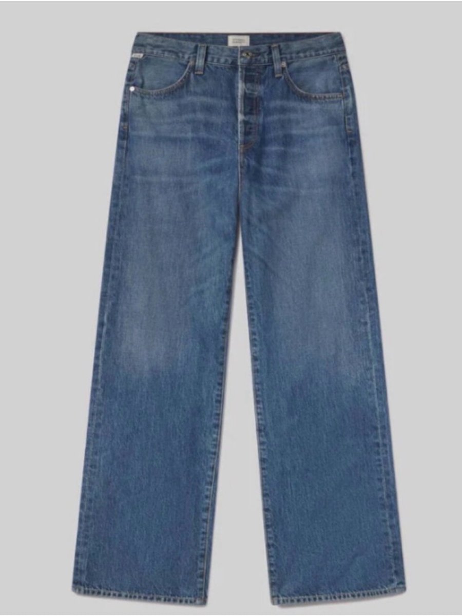 Citizens of Humanity Annina Wide-Leg High-Rise Jeans – Preloved - TheRWDenimCitizens of Humanity Annina Wide Leg High Rise Blue Wash – TheRWDenim