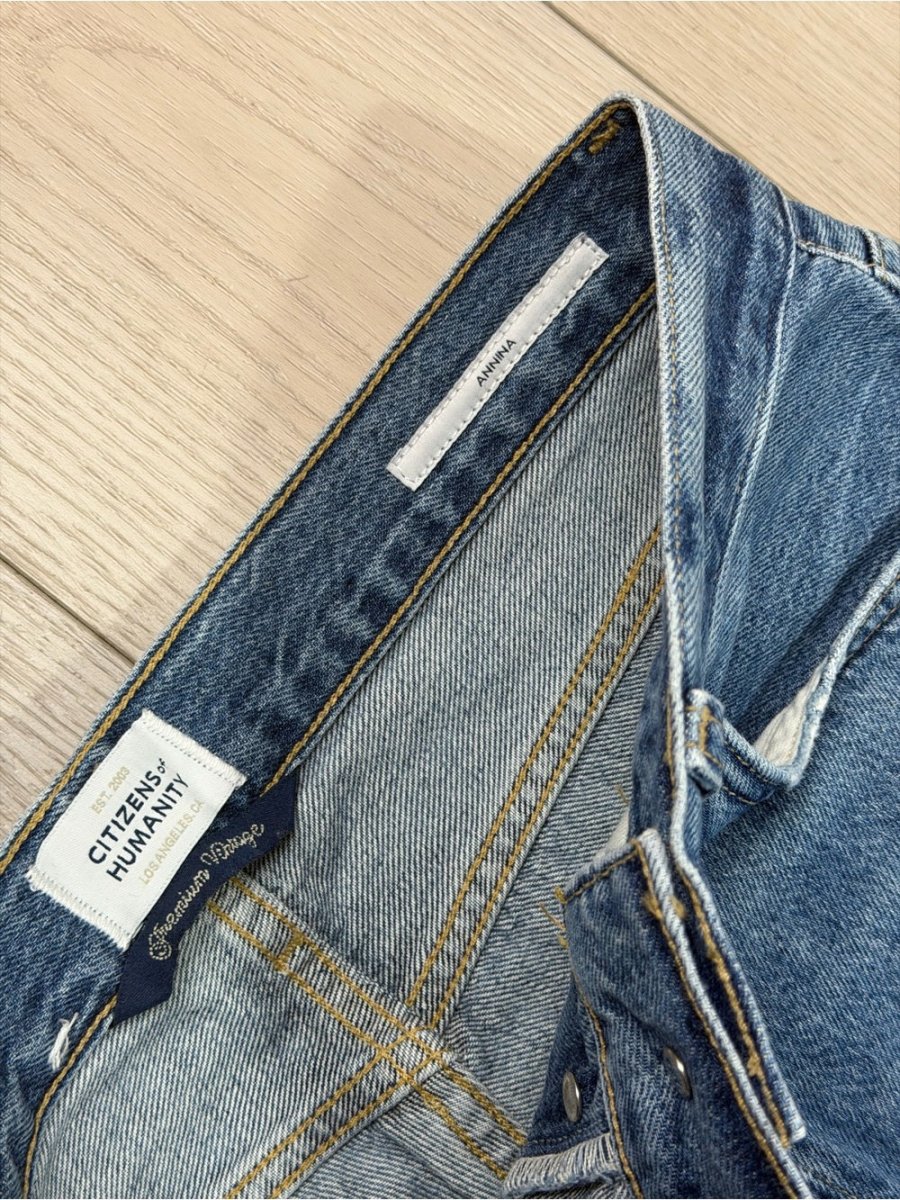 Citizens of Humanity Annina Wide-Leg High-Rise Jeans – Preloved - TheRWDenimCitizens of Humanity Annina Wide Leg High Rise Blue Wash – TheRWDenim