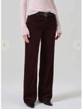 Citizens Of Humanity “ANNINA’s “ 29 corduroy - TheRWDenimCitizens of Humanity Annina's Corduroy Straight-Leg Purple – TheRWDenim