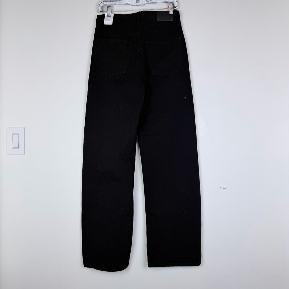 Citizens Of Humanity AYLA in SOLID black size 25 - TheRWDenimCitizens of Humanity Ayla in Solid Black Wide-Leg – TheRWDenim