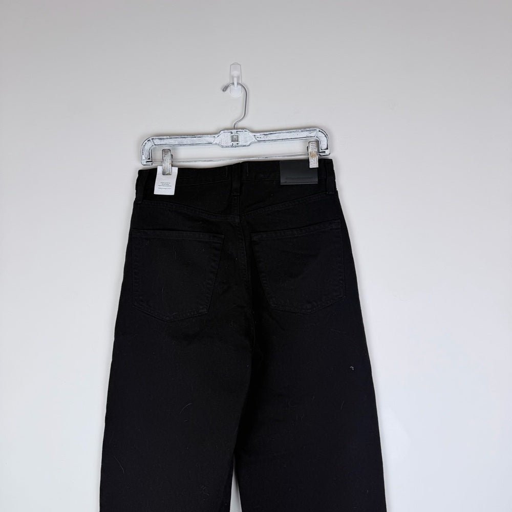Citizens Of Humanity AYLA in SOLID black size 25 - TheRWDenimCitizens of Humanity Ayla in Solid Black Wide-Leg – TheRWDenim