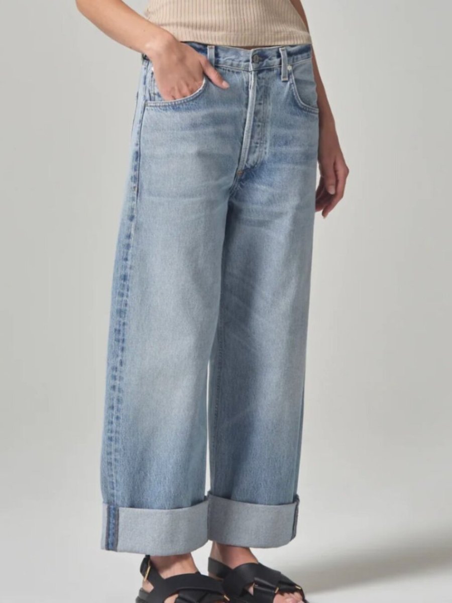 Citizens of Humanity Ayla Wide-Leg Baggy Jeans – Preloved - TheRWDenimCitizens of Humanity Ayla Wide Leg Baggy Blue Wash – TheRWDenim