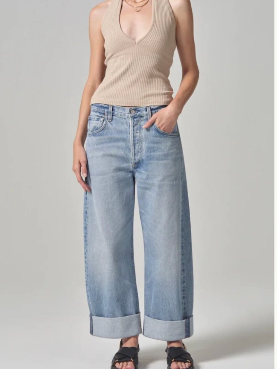 Citizens of Humanity Ayla Wide-Leg Baggy Jeans – Preloved - TheRWDenimCitizens of Humanity Ayla Wide Leg Baggy Blue Wash – TheRWDenim