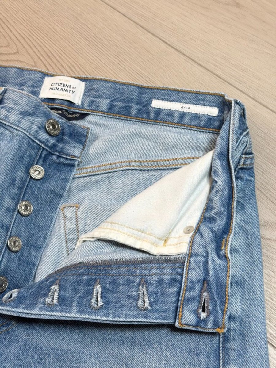 Citizens of Humanity Ayla Wide-Leg Baggy Jeans – Preloved - TheRWDenimCitizens of Humanity Ayla Wide Leg Baggy Blue Wash – TheRWDenim
