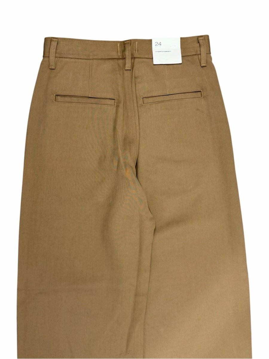 Citizens of Humanity Ayla Wide-Leg Trousers in Camel Brown – Preloved - TheRWDenimCitizens of Humanity Ayla Wide-Leg Trousers in Camel Brown – TheRWDenim