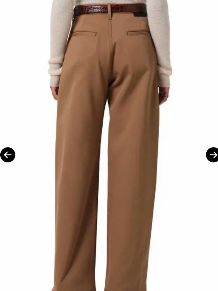 Citizens of Humanity Ayla Wide-Leg Trousers in Camel Brown – Preloved - TheRWDenimCitizens of Humanity Ayla Wide-Leg Trousers in Camel Brown – TheRWDenim