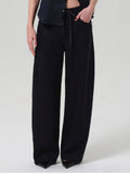Citizens of Humanity Brynn Drawstring Linen Trouser - TheRWDenimCitizens of Humanity Brynn Drawstring Linen Trouser Wide-Leg Black – TheRWDenim