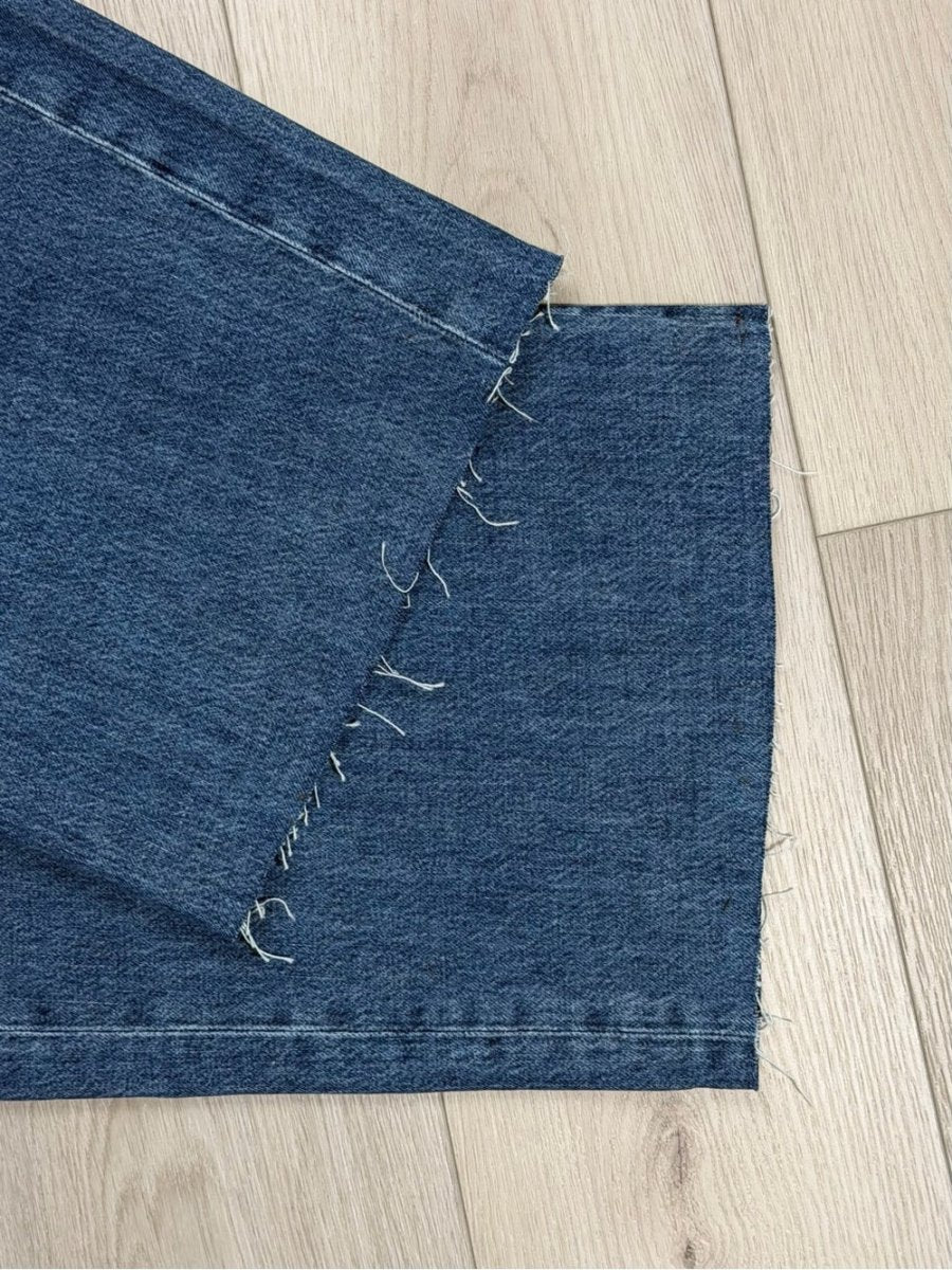 Citizens of Humanity "BRYNN" in atlantis size 29 - TheRWDenimCitizens of Humanity Brynn In Atlantis Wide-Leg Blue Wash – TheRWDenim