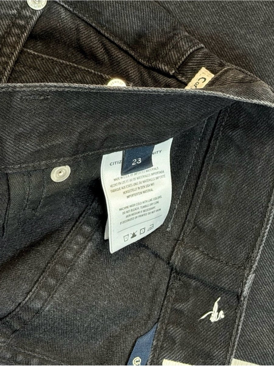 Citizens of humanity "HORSESHOE jeans in Black " size 23 - TheRWDenimCitizens of Humanity Horseshoe in Black – TheRWDenim