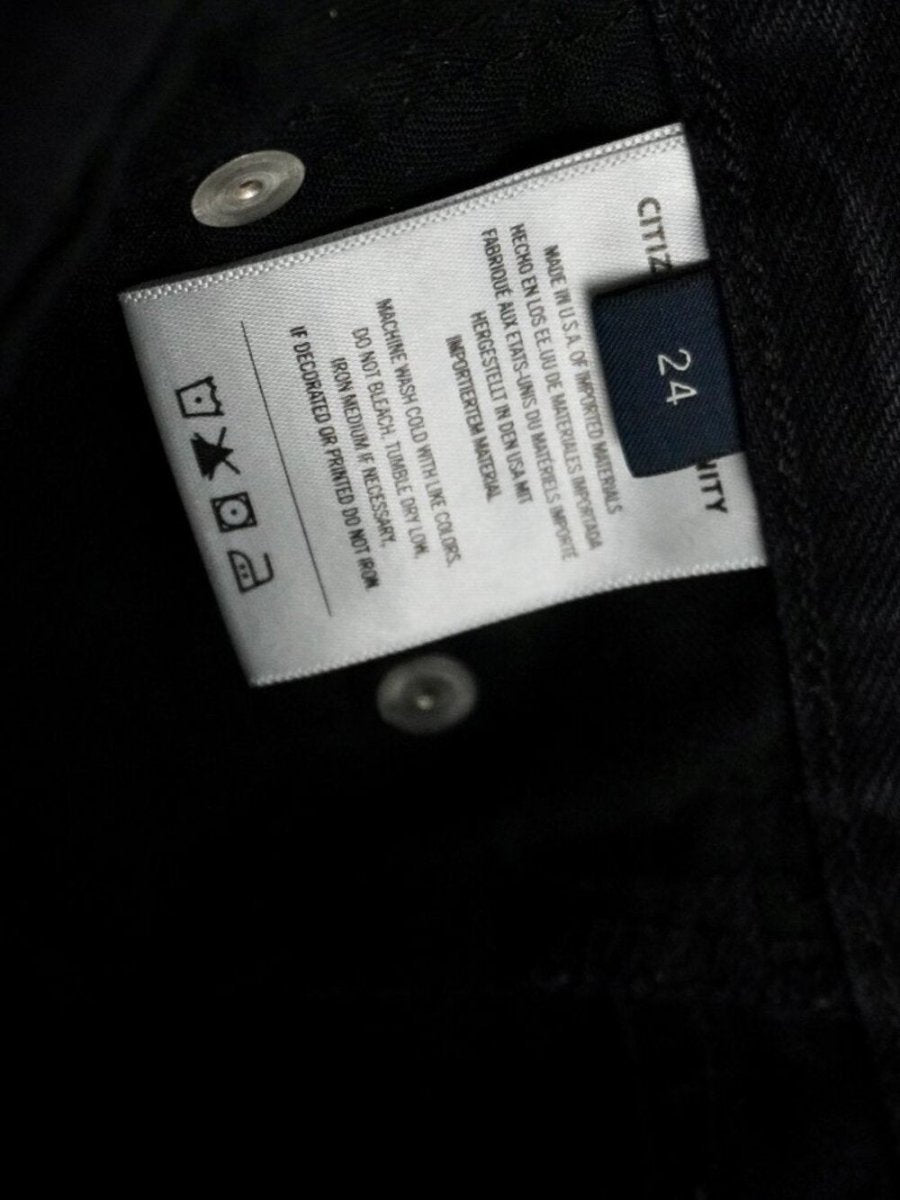 Citizens of Humanity Horseshoe Jeans in Black size 24 - TheRWDenimCitizens of Humanity Horseshoe in Black Wide-Leg – TheRWDenim