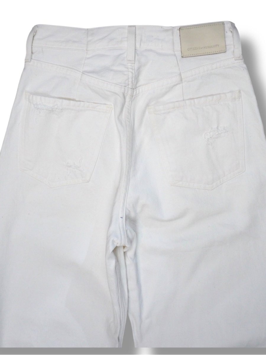 CITIZENS oF Humanity "Horseshoe" jeans in white 24 - TheRWDenimCitizens of Humanity Horseshoe In White Skinny – TheRWDenim