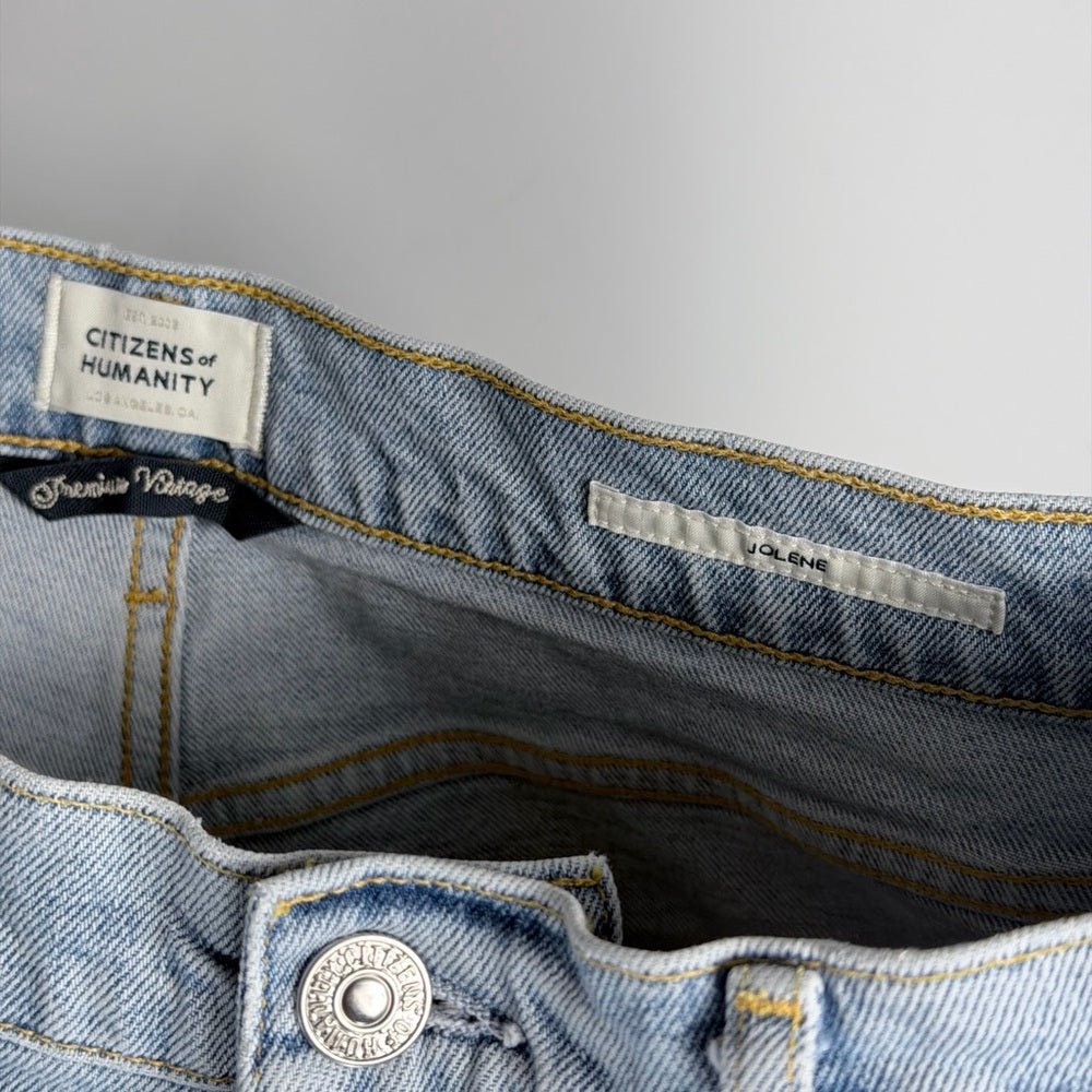 Citizens of Humanity Jolene “Joan” High-Rise Straight Jeans 29 - TheRWDenimCitizens of Humanity Joan Jolene High-Rise Straight Blue Wash – TheRWDenim