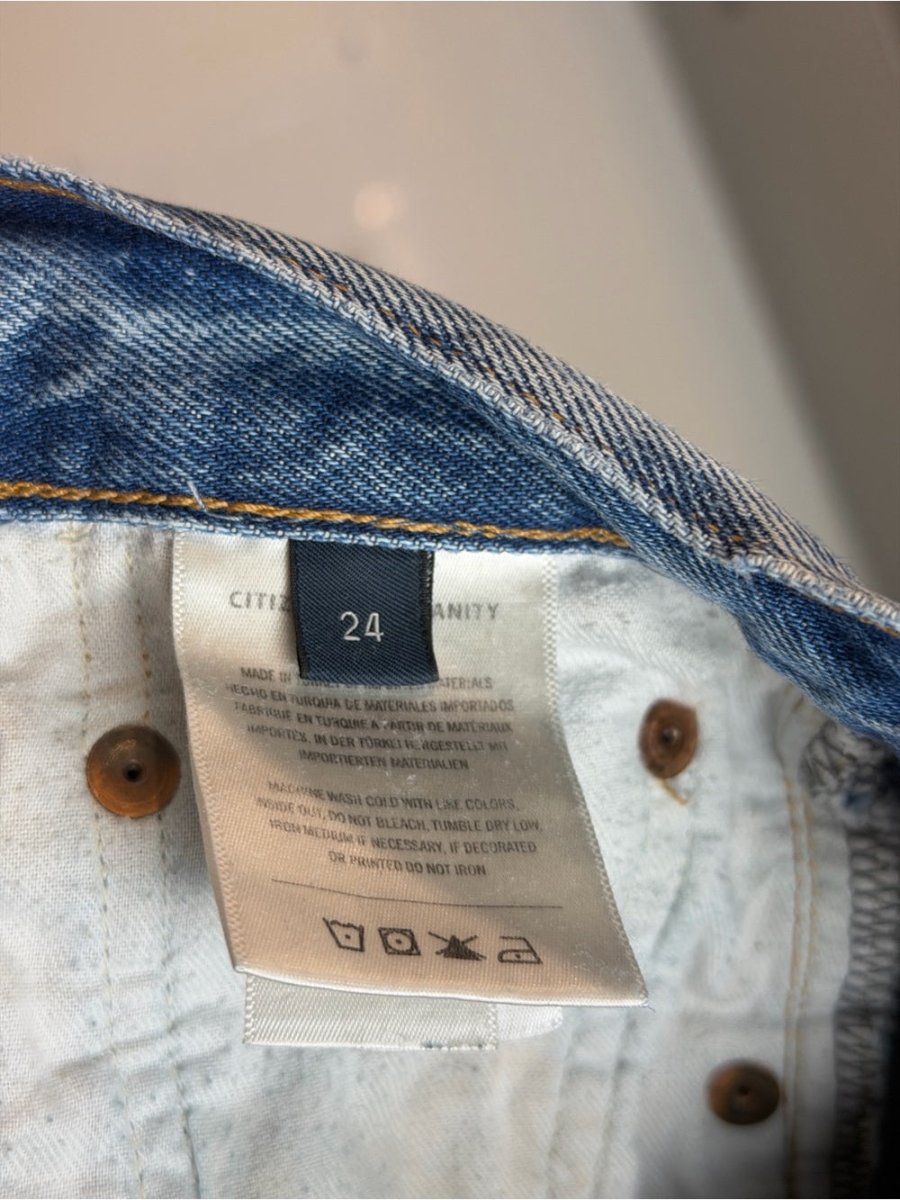 Citizens Of Humanity “MIRO” size 24 - TheRWDenimCitizens of Humanity Miro Tapered-Leg Blue Wash – TheRWDenim