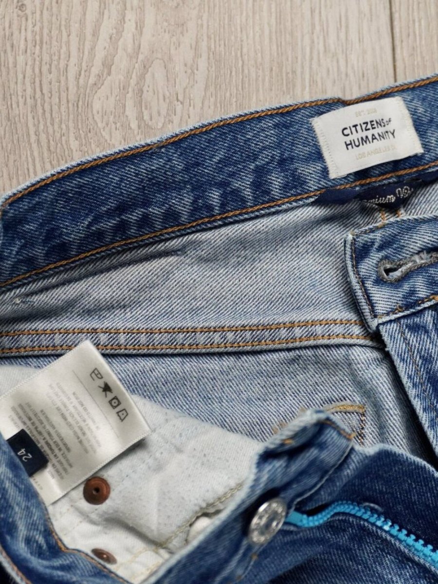 Citizens Of Humanity “MIRO” size 24 - TheRWDenimCitizens of Humanity Miro Tapered-Leg Blue Wash – TheRWDenim