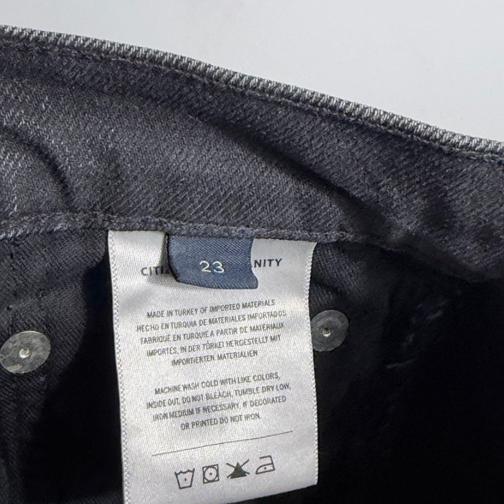 Citizens of humanity “Vidia” black in size 23 - TheRWDenimCitizens of Humanity Vidia Black Straight-Leg – TheRWDenim