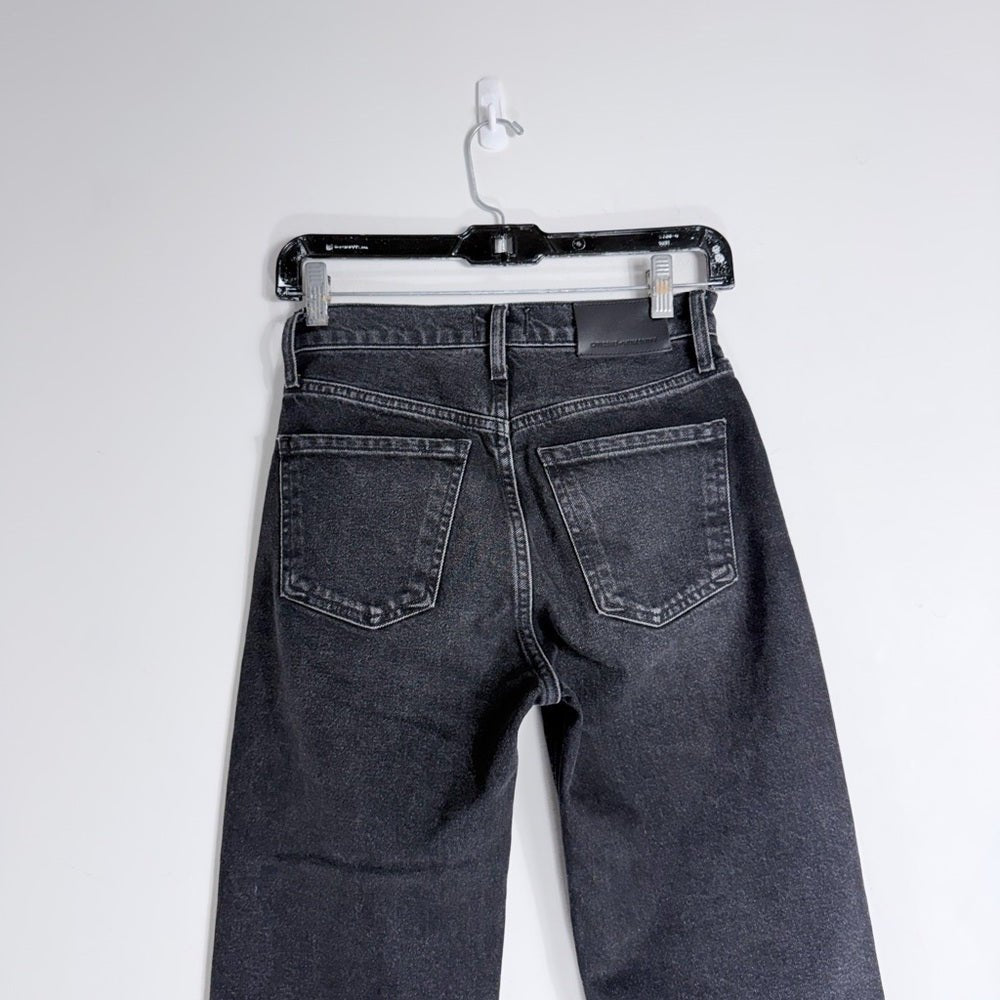 Citizens of humanity “Vidia” black in size 23 - TheRWDenimCitizens of Humanity Vidia Black Straight-Leg – TheRWDenim