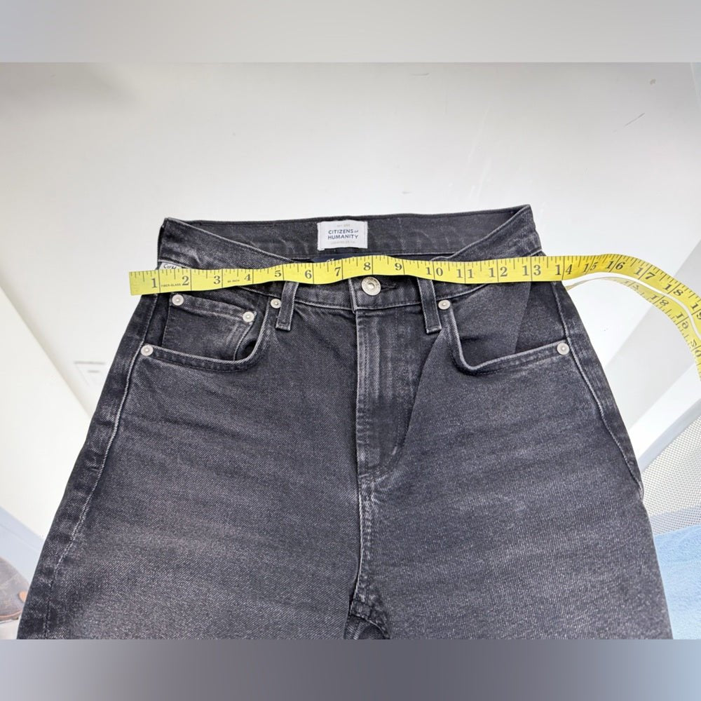 Citizens of humanity “Vidia” black in size 23 - TheRWDenimCitizens of Humanity Vidia Black Straight-Leg – TheRWDenim