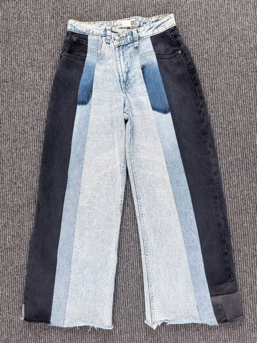 “Deidre” Denim High Rise Wide leg in 26 - TheRWDenimDeidre Denim High Rise Wide Leg in Blue Wash – TheRWDenim