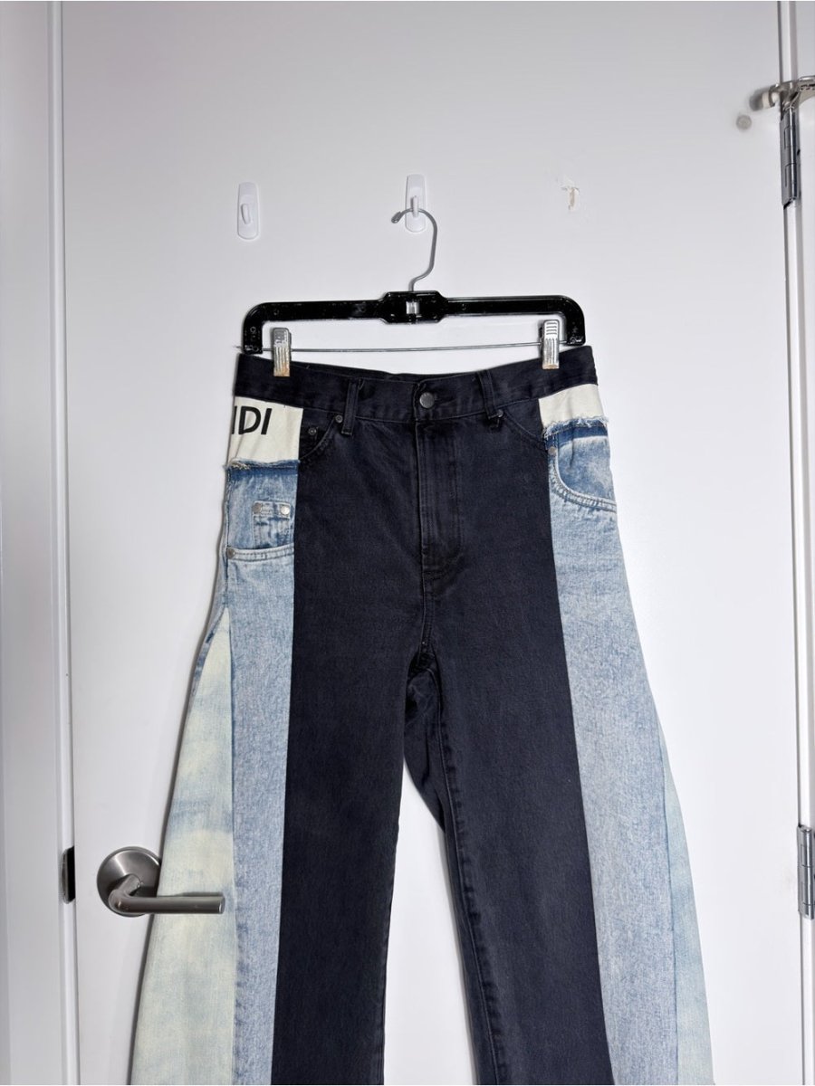 “Deidre” Denim High Rise Wide Leg jeans - TheRWDenimDeidre Denim High Rise Wide Leg Blue Wash – TheRWDenim