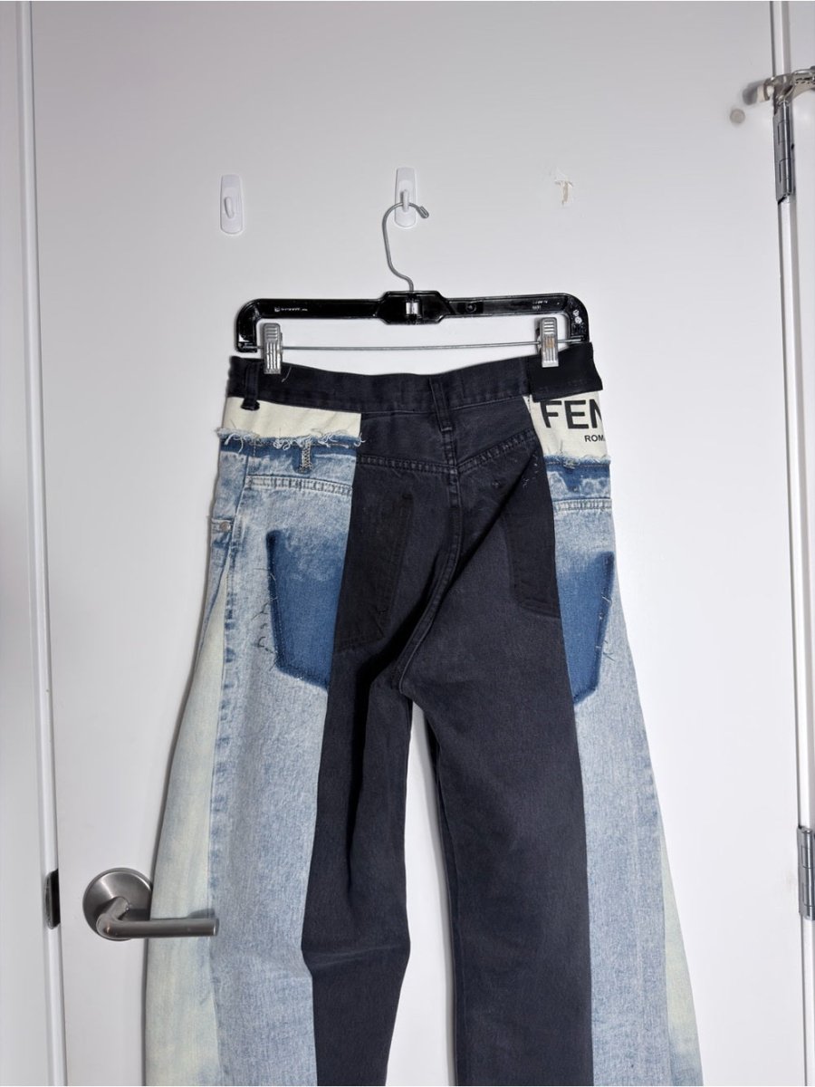 “Deidre” Denim High Rise Wide Leg jeans - TheRWDenimDeidre Denim High Rise Wide Leg Blue Wash – TheRWDenim