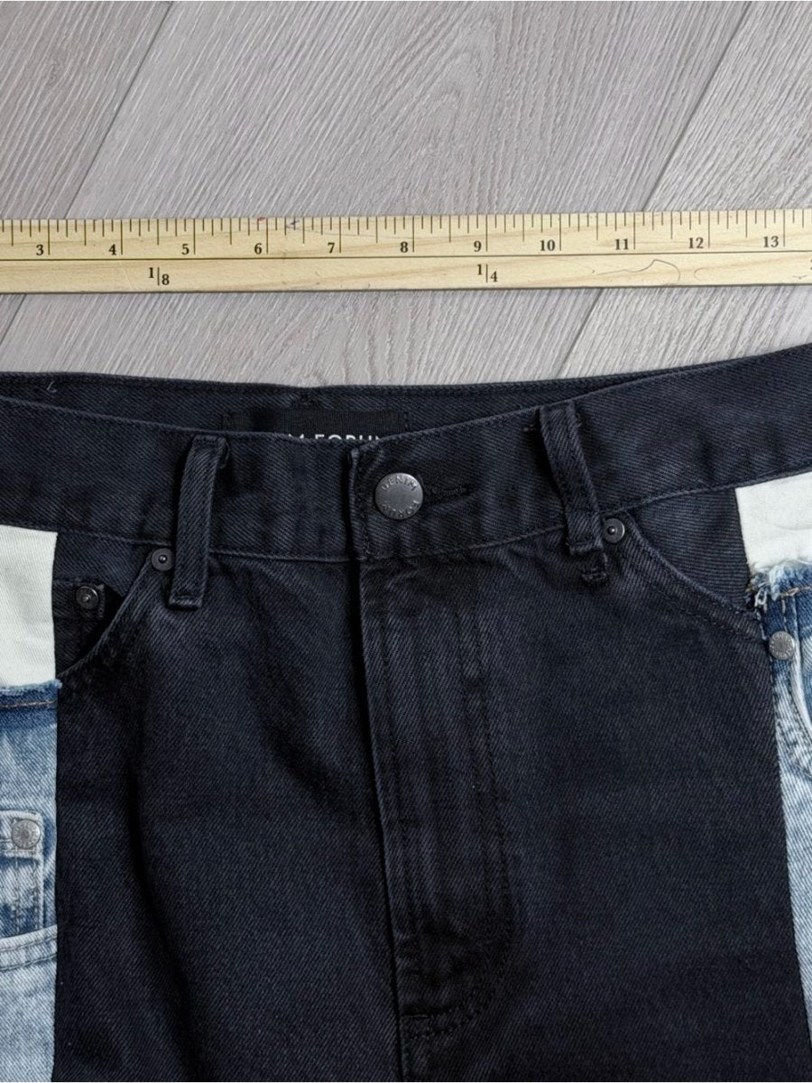 “Deidre” Denim High Rise Wide Leg jeans - TheRWDenimDeidre Denim High Rise Wide Leg Blue Wash – TheRWDenim