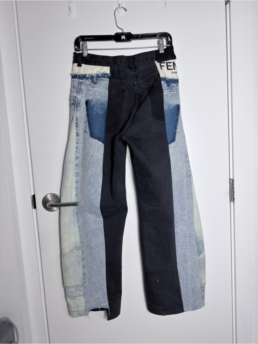 “Deidre” Denim High Rise Wide Leg jeans - TheRWDenimDeidre Denim High Rise Wide Leg Blue Wash – TheRWDenim