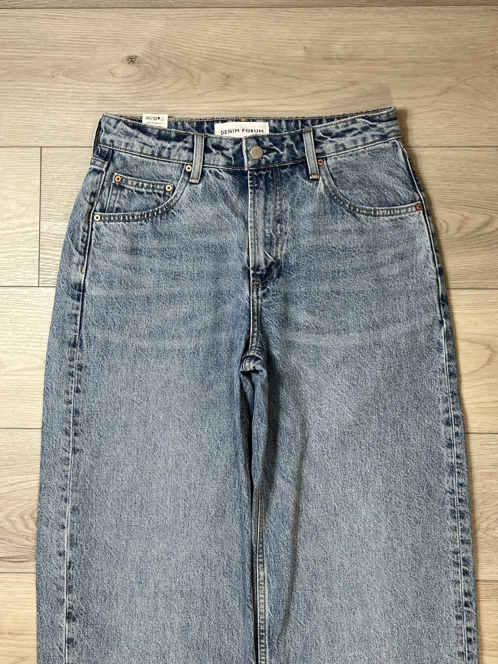 Denim Forum baggy jean front waist