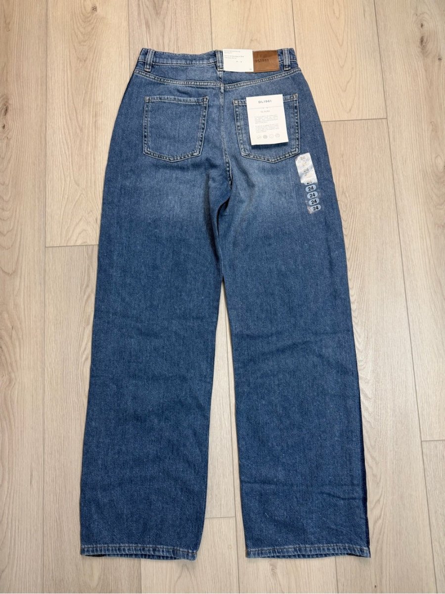 DL1961 Karmine Wide Leg High Rise - TheRWDenimDL1961 Karmine Wide Leg High Rise Blue Wash – TheRWDenim