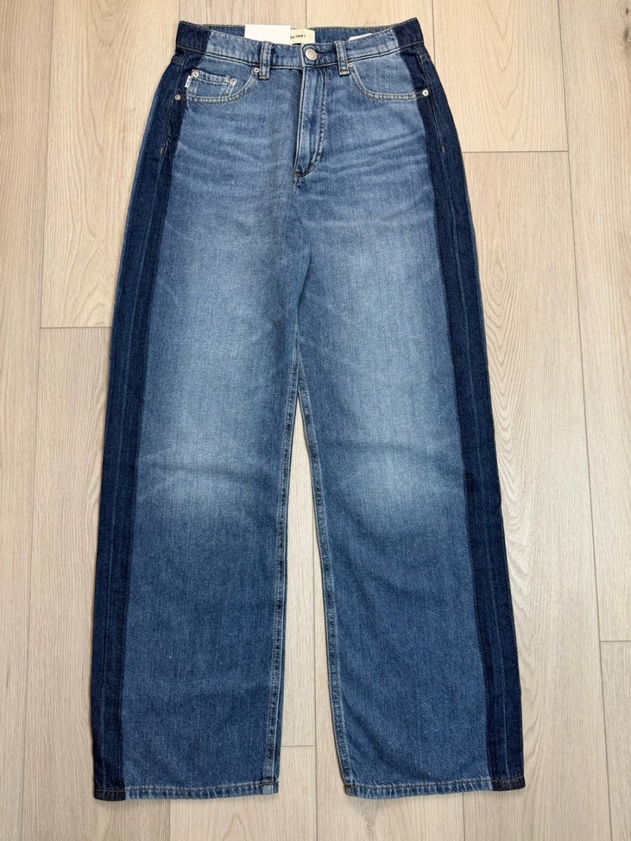 DL1961 Karmine Wide Leg High Rise - TheRWDenimDL1961 Karmine Wide Leg High Rise Blue Wash – TheRWDenim