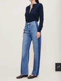 DL1961 Karmine Wide Leg High Rise - TheRWDenimDL1961 Karmine Wide Leg High Rise Blue Wash – TheRWDenim
