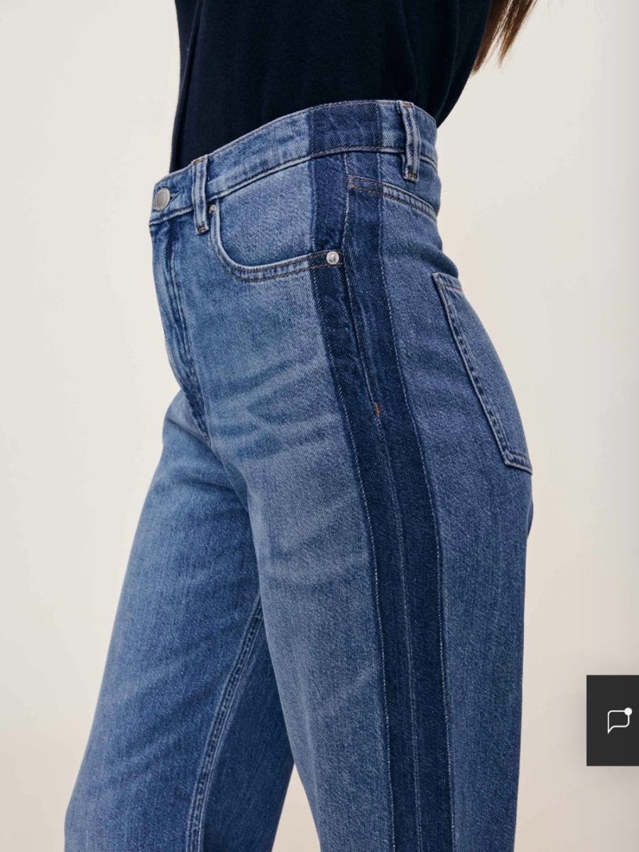 DL1961 Karmine Wide Leg High Rise - TheRWDenimDL1961 Karmine Wide Leg High Rise Blue Wash – TheRWDenim