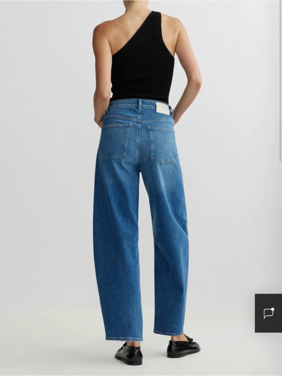 DL1961 Miro Barrel High Rise in Opal Harbor - TheRWDenimDL1961 Miro Barrel High Rise in Opal Harbor Tapered-Leg Blue Wash – TheRWDenim