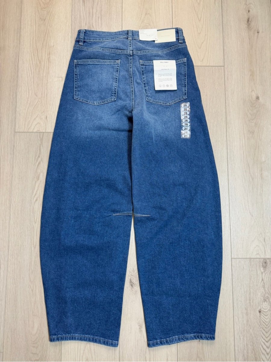 DL1961 Miro Barrel High Rise in Opal Harbor - TheRWDenimDL1961 Miro Barrel High Rise in Opal Harbor Tapered-Leg Blue Wash – TheRWDenim
