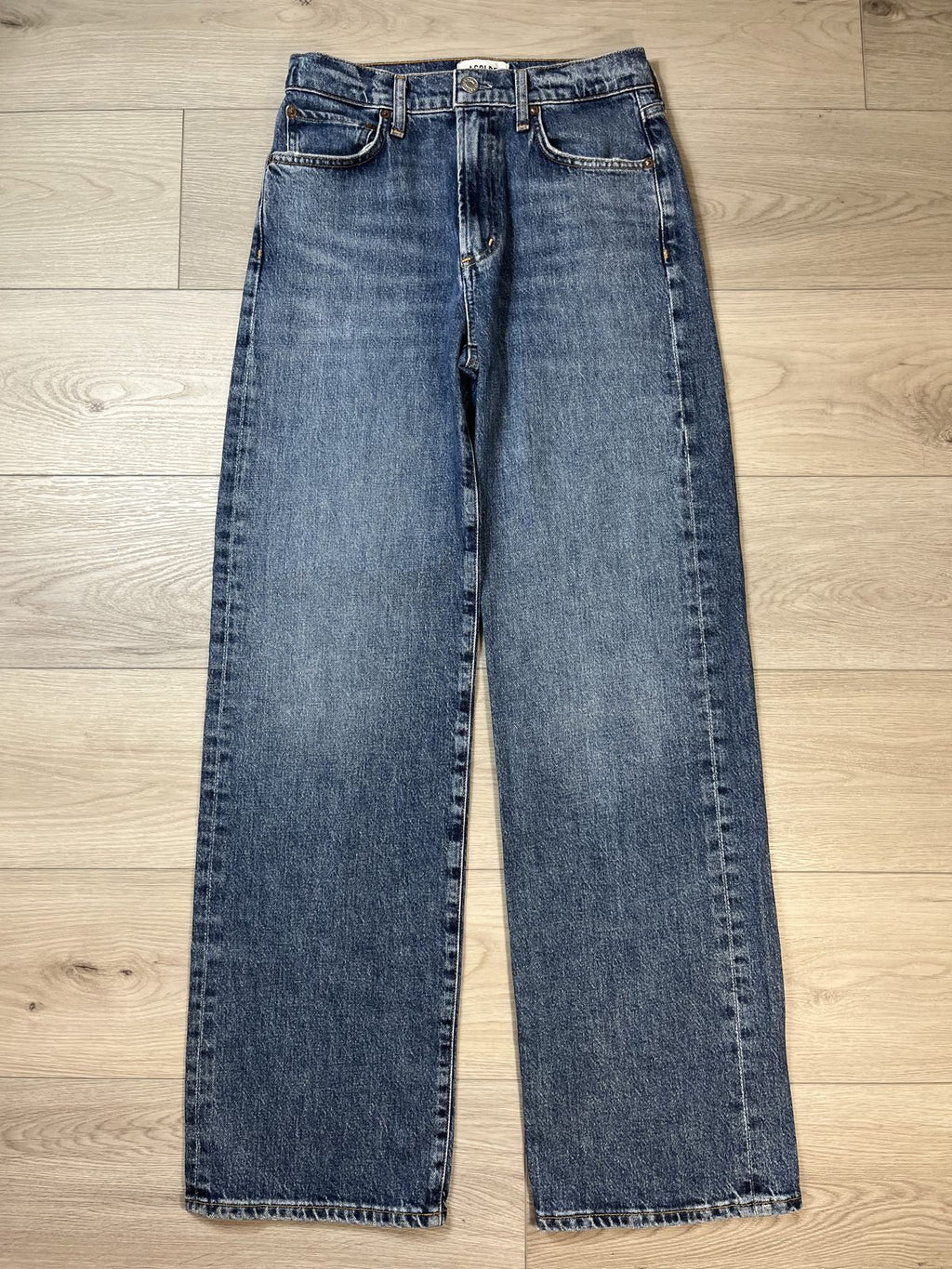 AGOLDE Harper dark wash size 25 front