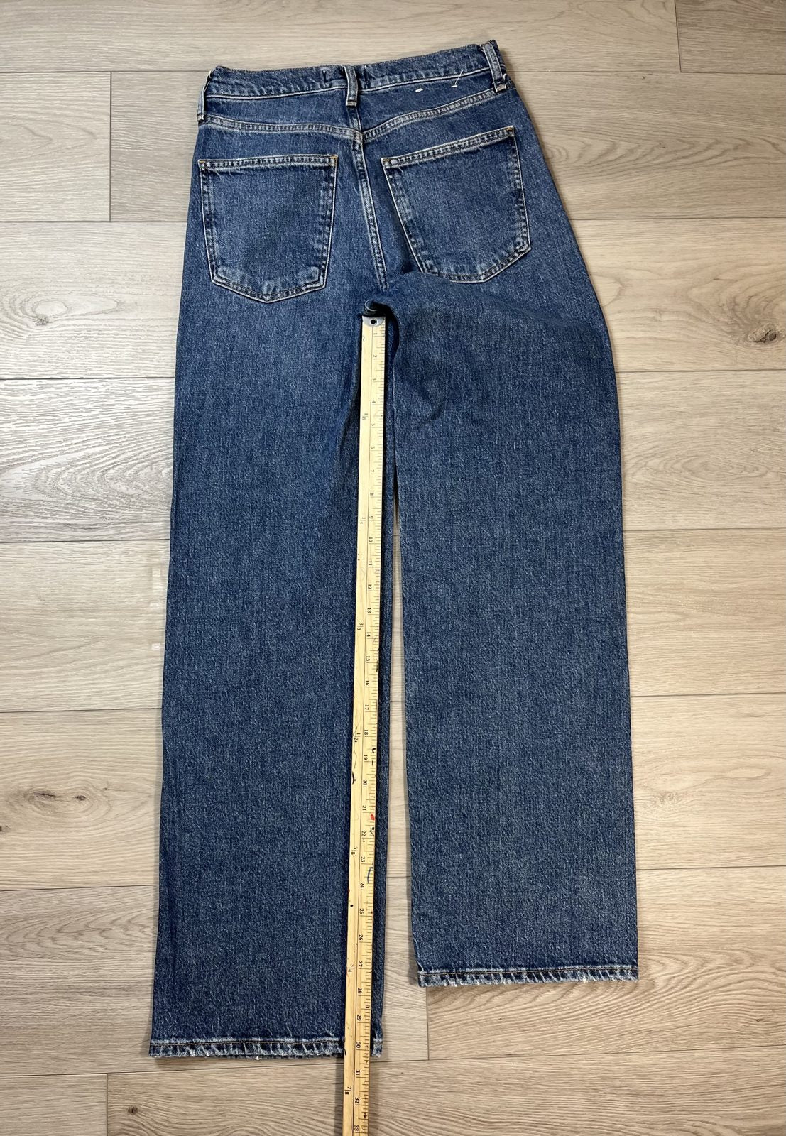 AGOLDE Harper inseam measurement