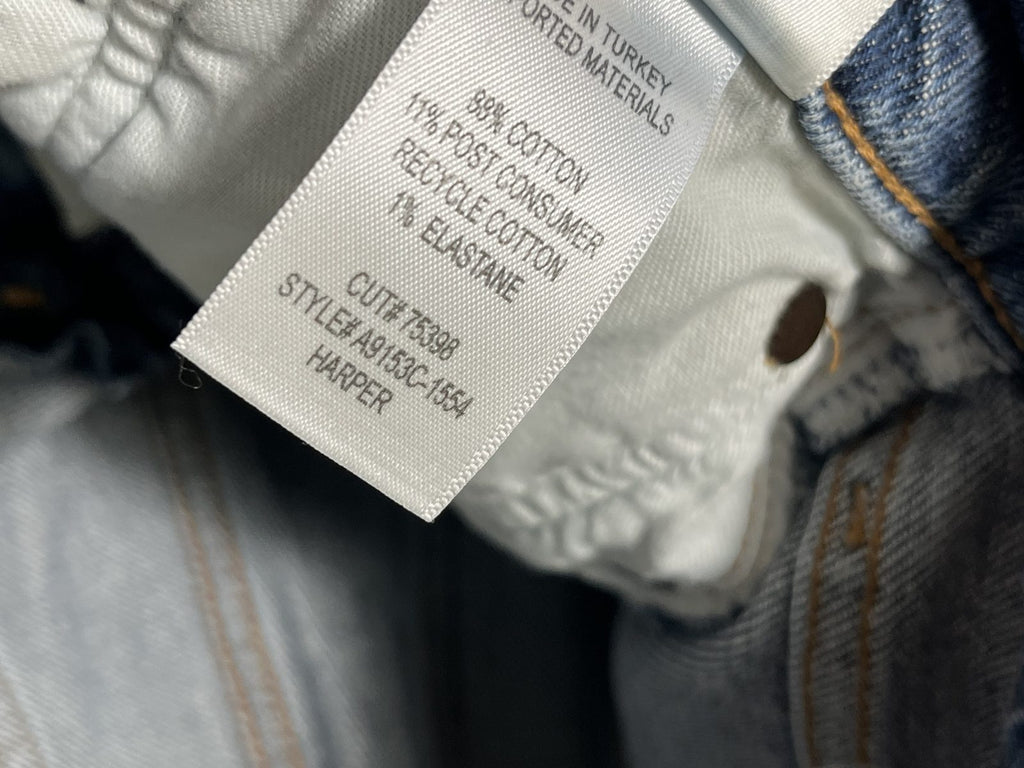 AGOLDE Harper care label