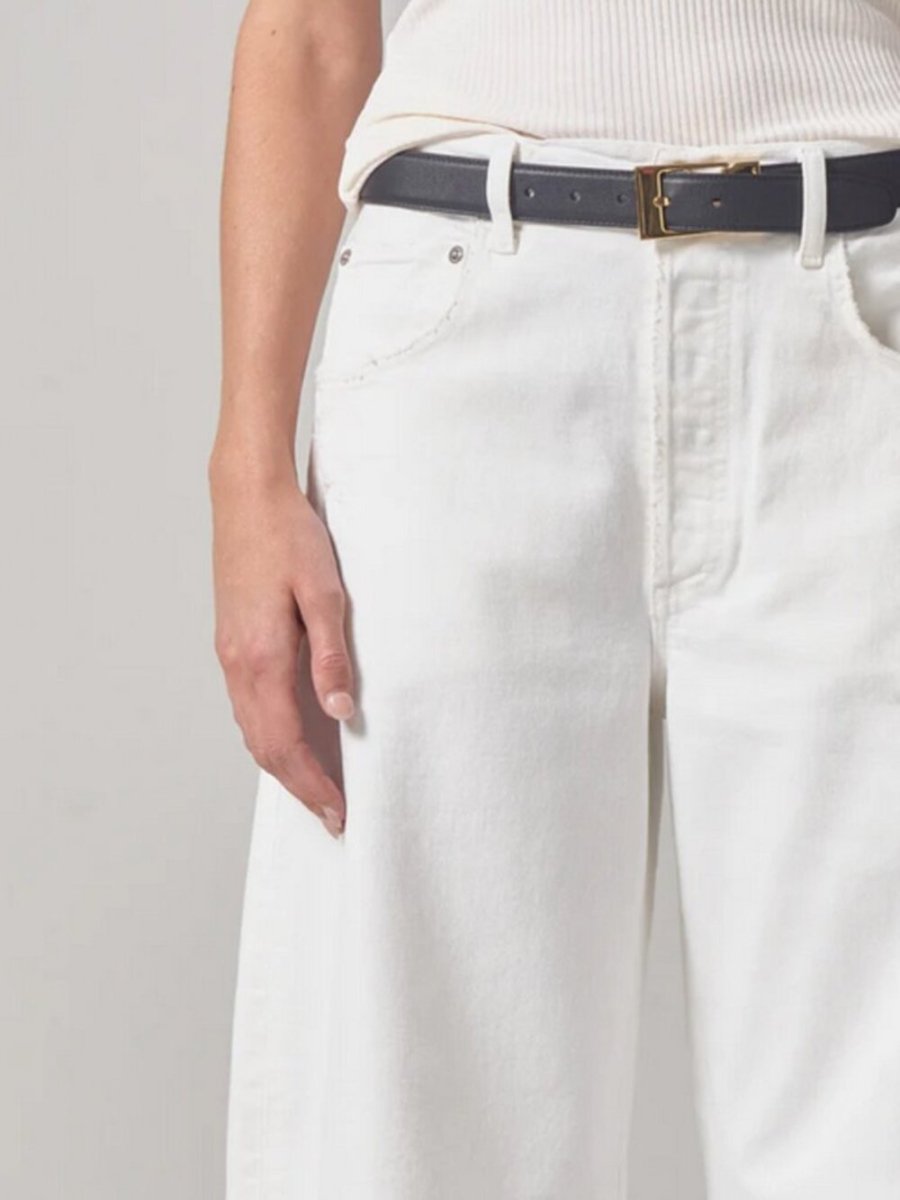 Horseshoe Jeans from Citizens of Humanity in white size 25 - TheRWDenimCitizens of Humanity Horseshoe From in White Wide-Leg – TheRWDenim